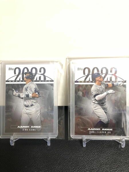 Topps series one 1 2024 アーロンジャッジ　Aaron judge 2023ニューヨークヤンキース　2枚