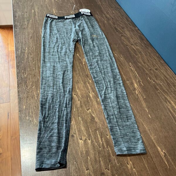 【新品☆サイズ140】PUMA プーマ レギンス タイツ グレー レギンス スパッツ UNDER グレー