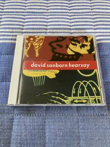 中古CD デイビッドサンボーン　ヒアセイ　David Sanborn hearsay Jazz fusion