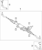 レクサス 純正 LS460 460L 600HL タイ ロッド 左 LEXUS ROD TIE LH 未使用 Genuine メーカー純正品 JDM OEM_画像2