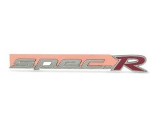 日産 純正 シルビア spec R リアサイドエンブレム スペックR EMBLEM S15 SPEC R CHARCOAL RED NISSAN 未使用 JDM OEM メーカー純正品