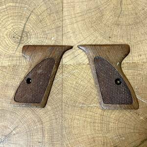  airsoft / personal equipment custom parts MAUSER/ Mauser HSc for wood grip / real wood grip wooden 