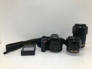 Nikon ニコン D5600 ダブルズームキット デジタル一眼レフカメラ [ 18-55mm 1:3.5-5.6G VR ][ 70-300mm 1:4.5-6.3G ED VR ] 240514SK240012