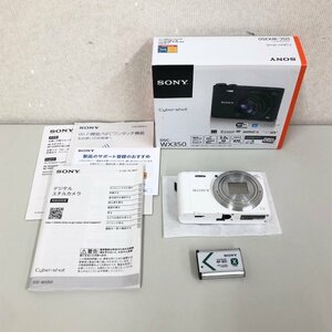 【ジャンク】SONY ソニー デジタルカメラ Cyber-shot WX350 ホワイト DSC-WX350-W 240327SK170680