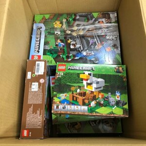 【ジャンク】 LEGO マインクラフト クラフトボックス3.0 イリジャーの襲撃 最初の冒険 闇のポータル 他 240426SK110257