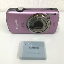 Canon キヤノン コンパクトデジタルカメラ IXY DIGITAL 930 IS パープル 240327SK170681_画像1