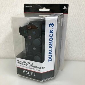 【未開封】SONY ソニー PS3 ワイヤレスコントローラ DUALSHOCK3 デュアルショック3 ブラック 240425SK281038の画像1