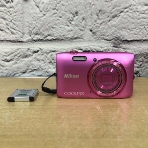 【ジャンク品】Nikon ニコン COOLPIX S3600 デジカメ デジタルカメラ クールピクス ピンク 240430SK010190の画像1