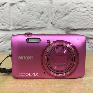 【ジャンク品】Nikon ニコン COOLPIX S3600 デジカメ デジタルカメラ クールピクス ピンク 240430SK010190の画像2