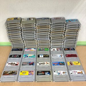 【ジャンク】 スーパーファミコン ソフト まとめ売り 101点 ドラゴンクエスト5 ファイナルファンタジー5 他 多数 240326SK170269