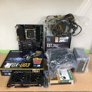 [ Junk ] PC parts set sale power supply unit graphics board motherboard CPU Corei7 DDR3 Z170 memory other great number 240111SK750072