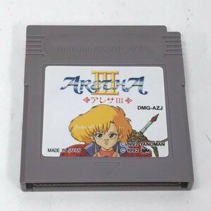 GB ゲームボーイ アレサ 3 ARETHA III LOZC ソフトのみ 240123SK100069