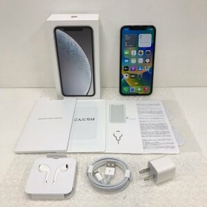 Apple iPhone XR 64GB ホワイト MT032J/A A2106 バッテリー最大容量90% docomo 利用制限〇 240422SK120012