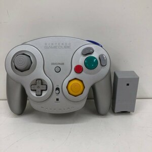 任天堂 NINTENDO ゲームキューブ ウェーブバード ワイヤレス コントローラー シルバー　240430RM450287