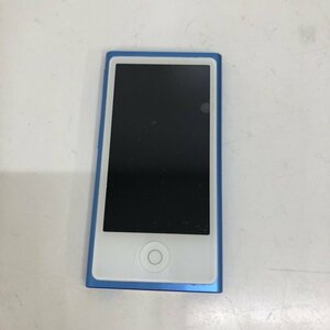 【ジャンク品】apple ipod nano A1446 16GB ブルー アイポッドナノ 液晶不良 本体のみ 240502SK440011