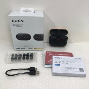 SONY Sony wireless earphone WF-1000XM3 black 240430SK121017