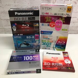 BD-R BD-RE 25GB 51枚 100GB 3枚 まとめ売り パナソニック 三菱 TDK他 ブルーレイ 240415RM45009