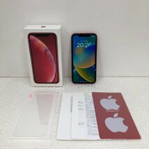 【ジャンク品】Apple iPhone XR 64GB MT062J/A A2106 SIMフリー バッテリー最大容量79％ 240422SK240367_画像1