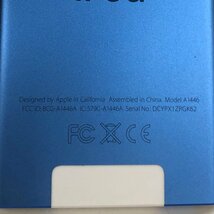 【ジャンク品】apple ipod nano A1446 16GB ブルー アイポッドナノ 液晶不良 本体のみ 240502SK440011_画像4