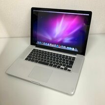 【ジャンク扱】Apple MacBook Pro 15inch Mid 2009 MB986J/A snowleopard/Core2Duo 2.8GHz/4GB/500GB/A1286 240425SK380003_画像2