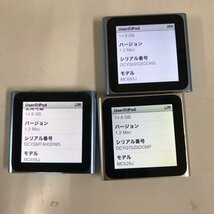 難有 Apple ipod nano 第6世代 16GB 5台まとめ売り MC695J/MC526J MC526LL/MC694LL A1366 240108SK060805_画像4