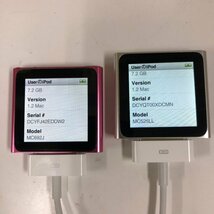 iPod nano 第6世代 8GB ６台まとめ売り A1366 MC689J/MC690JMC692J/MC525LL 本体のみ 240228SK040870_画像3