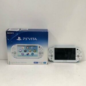 【ジャンク品】　SONY ソニー PlayStation Vita プレステ ヴィータ PCH-2000 ライトブルー×ホワイト　 240508SK750201
