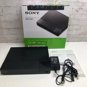 SONY ソニー ブルーレイディスク/DVDプレーヤー BDP-S1500 2022年製 240430SK290612