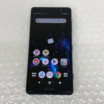 docomo SONY XPERIA SO-05K XZ2 64GB 利用制限ドコモ〇 Androidバージョン10 ブラック スマホ エクスペリア 本体のみ 240423SK060442_画像1