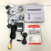 任天堂 ニンテンドー スーパーファミコン ジュニア SHVC-101 本体 美品 240510SK290447_画像1