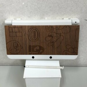  nintendo New Nintendo 3DS white KTR-001 +.... plate Mario wood grain 240510SK130746