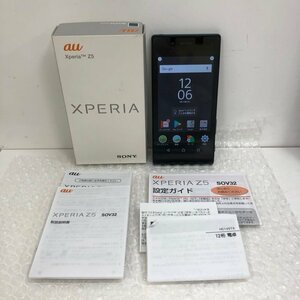 SONY Xperia ソニー エクスペリア Z5 SOV32 32GB 利用制限 au ○ グリーン スマートフォン 240425SK040106