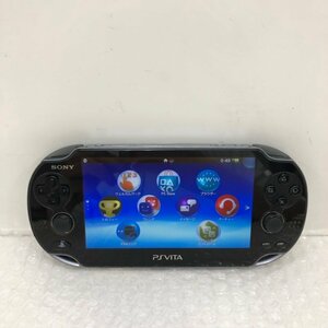 SONY ソニー PlayStation Vita ヴィータ PCH-1000 クリスタルブラック 本体のみ 画面焼け 240514SK360014
