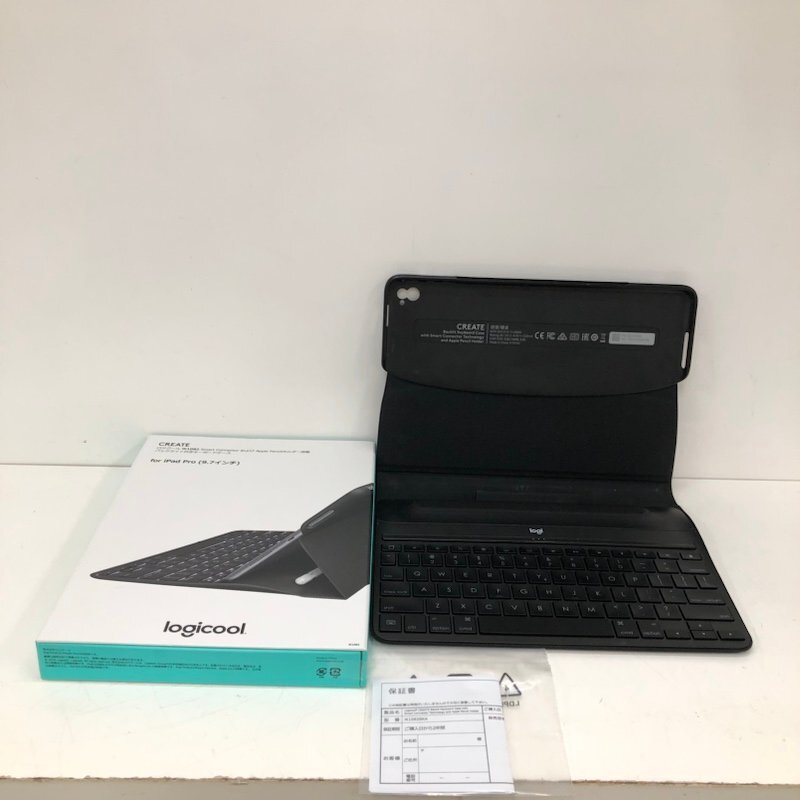 Amazon.co.jp: Logicool ロジクール iK1082bk Smart ConnectorおよびApple Pencil ホルダー搭載  バックライト付キーボードケースfor iPad Pro(9.7 インチ) [並行輸入品] : パソコン・周辺機器