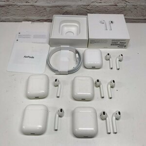 【ジャンク品】Apple AirPods 第2世代 A2031 MV7N2J/A まとめ売り 5点セット イヤホン 240202SK510223