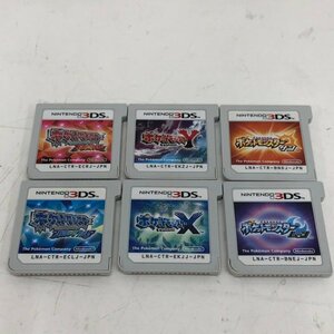 ポケットモンスター オメガルビー アルファサファイア X Y サン ムーン 任天堂 ニンテンドー 3DS ソフト 6本 ポケモン 240508SK750215