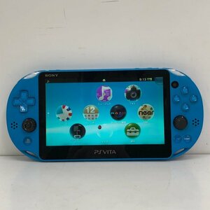 【ジャンク品】 SONY ソニー PlayStation Vita プレステ ヴィータ PCH-2000 アクア・ブルー 240515SK320082