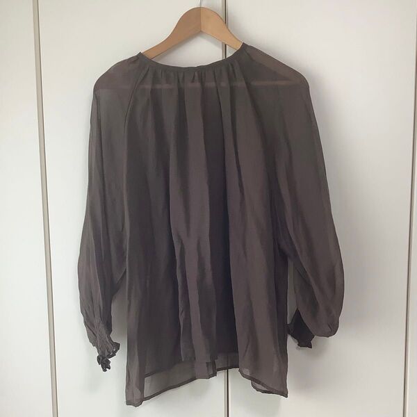 CRAFT STANDARD BOUTIQUE ブラウンシアーブラウス