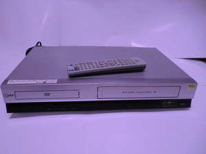 送料無料　LG　VHSビデオ一体型 DVDレコーダー（DVCR-B300　2007年製）VHSビデオテープ（未開封）３２本セット　再生のみ動作確認済　