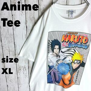 アニメT【NARUTO】ナルト XL キャラ tシャツ サスケ ジャンプ漫画