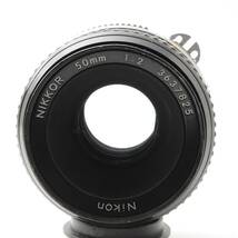 【1円スタート】訳アリ Nikon NIKKOR 50mm F2 Ai ニコン 単焦点 MF レンズ #BT24018_画像3