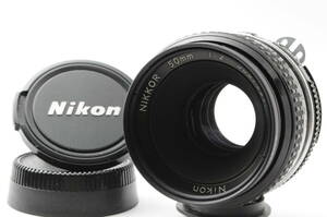 【1円スタート】訳アリ Nikon NIKKOR 50mm F2 Ai ニコン 単焦点 MF レンズ #BT24018