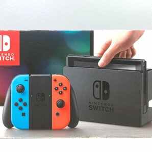 △【3】初期化済み Nintendo Switch/ニンテンドースイッチ 旧型 ジョイコン欠品 同梱不可 1円スタートの画像1