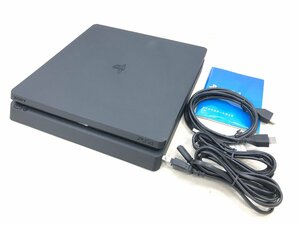 △【6】初期化済み SONY PS4slim CUH-2000A ジェットブラック 500GB 本体のみ 同梱不可 1スタ