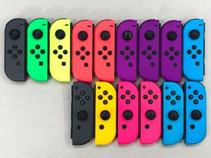 △ジャンク Nintendo Switch/ニンテンドースイッチ Joy-Con/ジョイコン L9個/R6 まとめ 任天堂 ニンテンドー 同梱不可 1スタ