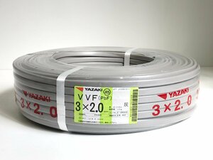 ^ не использовался стрела мыс электрический провод /YAZAKI VVF кабель (PbF) 3×2.0 длина 100m приблизительный подсчет масса 16kg включение в покупку не возможно 1 иен старт 