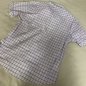 【美品】バーバリーブラックレーベル BURBERRY BLACKLABEL ホース刺繍 半袖チェックシャツ 2(M)の画像2