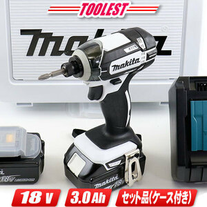  Makita 18V rechargeable battery impact driver white TD149DRFXW 3.0Ah Li-ion battery (BL1830B)2 piece charger (DC18RF) case 