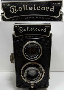 ROLLEICORD ローライコード Carl Zeiss Triotar 7.5cm f4.5 トリオター ROLLEI ローライ ジャンク品　0516W1G