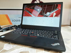 Lenovo T480 8世代 i5 8350U 256G/SSD M.2 8G 1920x1080 バックライトキーボード タッチ液晶 WiFi Bluetooth Camera Fujitsu 即決 CCK05